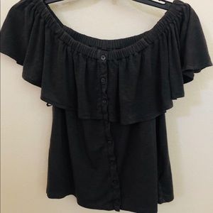 Women’s American Eagle Ruffle Top